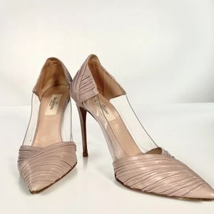 Valentino B-Drape Pumps - Beige, 6.5 US Women's